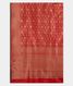 Pinkish Red Banaras Silk Saree T2541264