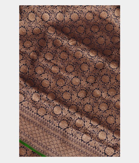 Blue Banaras Silk Saree T236439-image