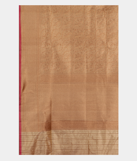 Light Grey Banaras Silk Saree T2541954