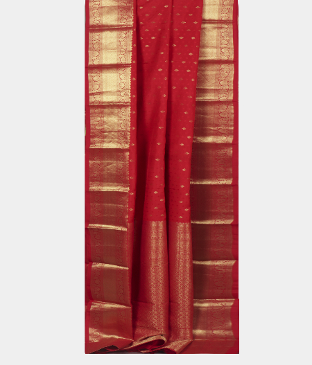 Red Soft Silk Saree T1913002