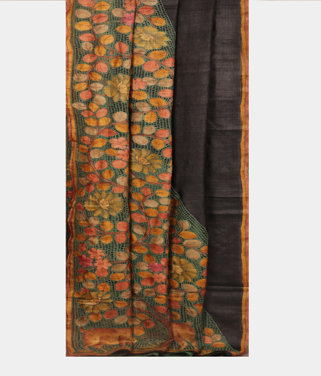 dark-grey-tussar-cut-work-saree-t251749-t251749-b