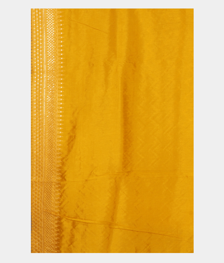 Yellow Organza Embroidery Saree T2543173