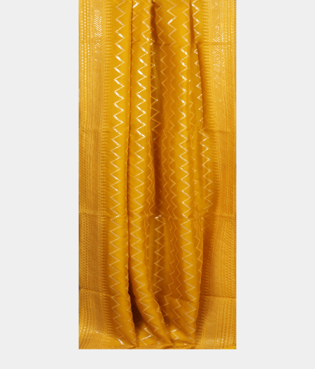 Yellow Organza Embroidery Saree T2543174