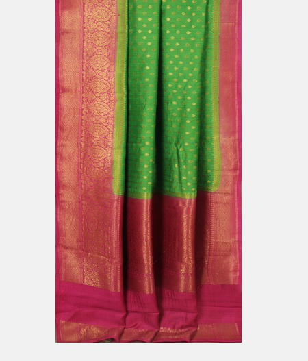 Green Banaras Tussar Saree T2266242