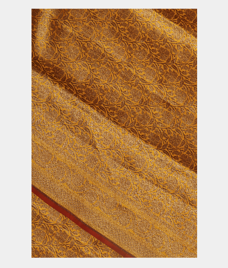 Yellow Banaras Silk Saree T254171-image