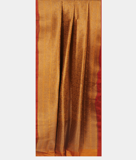 Yellow Banaras Silk Saree T2541712