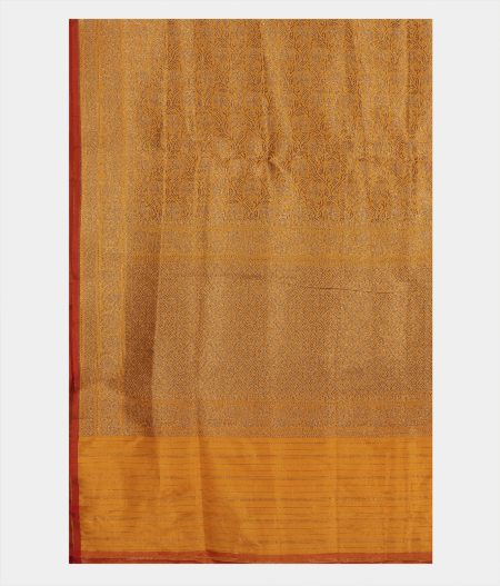 Yellow Banaras Silk Saree T2541714