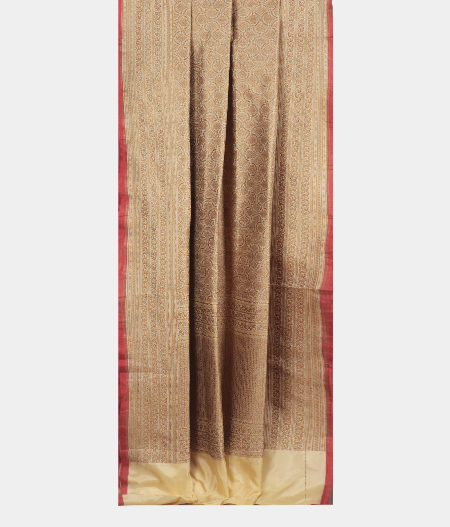 White  Banaras Silk Saree T2541112