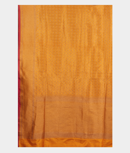 Yellow Banaras Silk Saree T2541394
