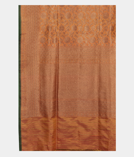 Peach Banaras Silk Saree T2541274