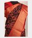 Black Handpainted Kalamkari Kanjivaram Silk Saree T2017031