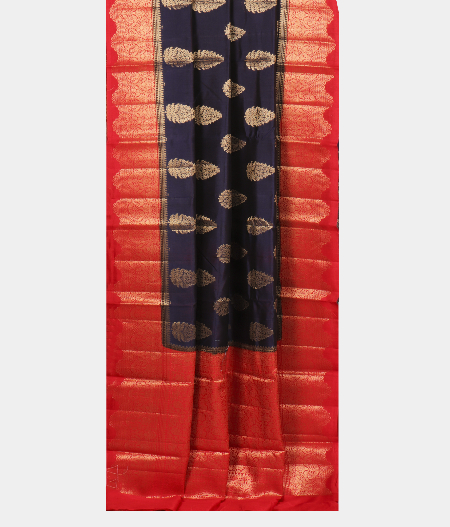 Blue Chaniya Silk Saree T2479882