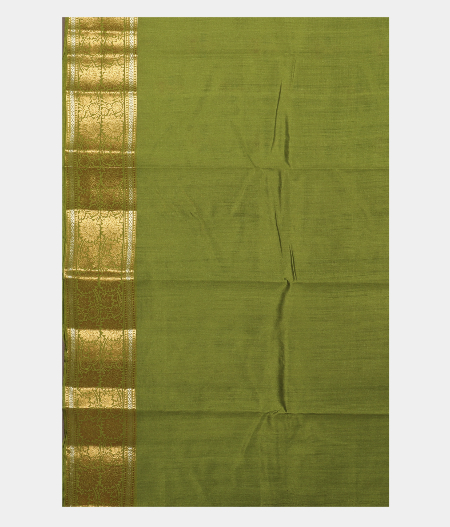 Light Green Green Chaniya Silk Saree T2427083