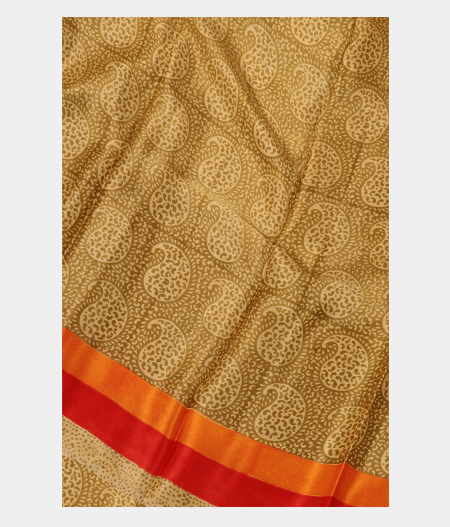 Mehendi Green Satin Crepe Silk Saree BZ4840-image