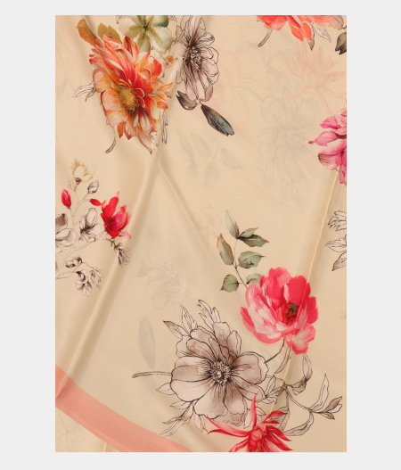 White Crepe Silk Saree T240820-image