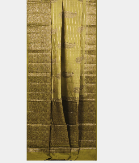 Light Green Chaniya Silk Saree T2559412