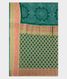 Teal Blue Bandhani Georgette Silk Saree  T2538674