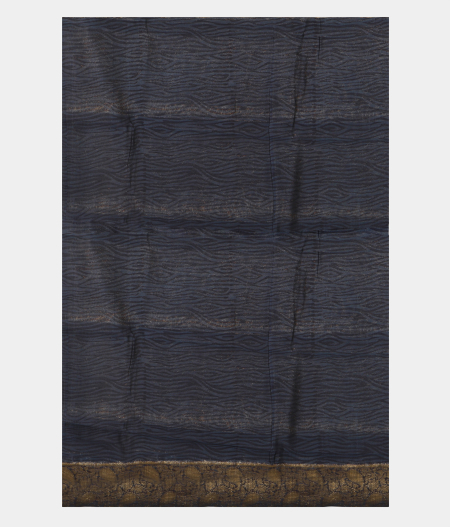 Grey Soft Printed Cotton Saree T2548953