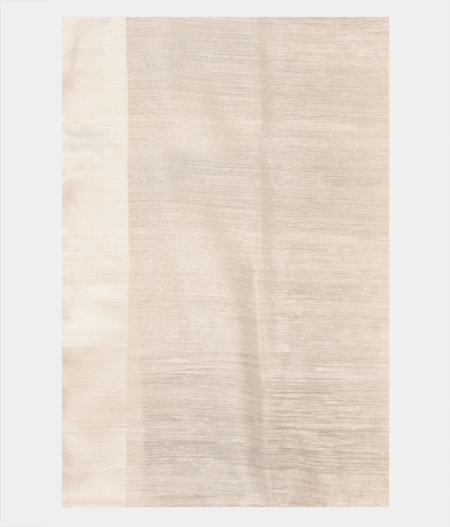 White Tussar Printed Saree T2354023