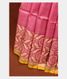 Pink Tussar Kantha Work Saree T2565881