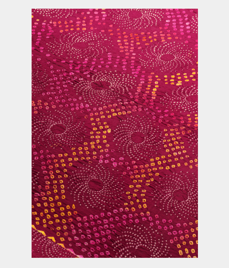 Purple Bandhani Gajji Silk Saree T253869-image