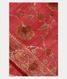 Dark Salmon Pink Tussar Georgette Silk Saree T2559691