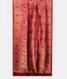 Dark Salmon Pink Tussar Georgette Silk Saree T2559692