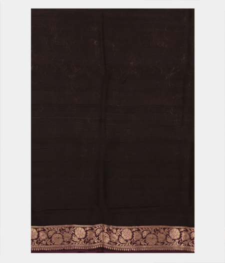 Purple Tussar Georgette Silk Saree T2559723