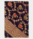 Blue Banaras Georgette Silk Saree T2556011