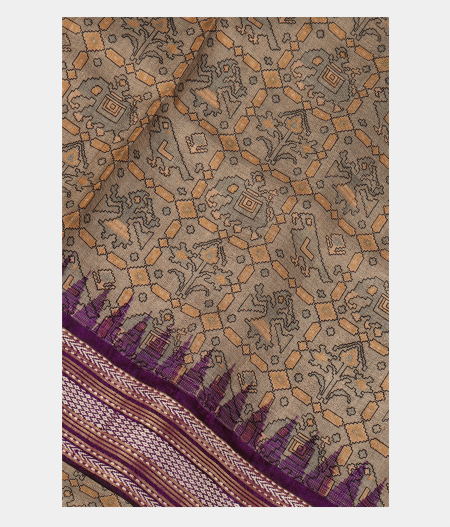 Grey Vidarbha Tussar Saree T255911-image