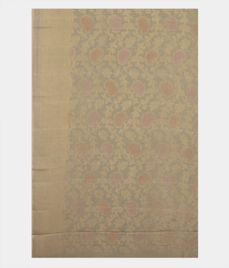 Grey Banaras Georgette Silk Saree T2556083