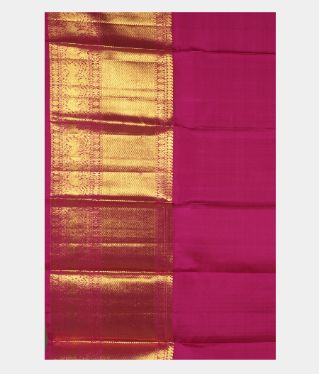 Greenish Yellow Handwoven Kanjivaram Silk Pavadai T2576492