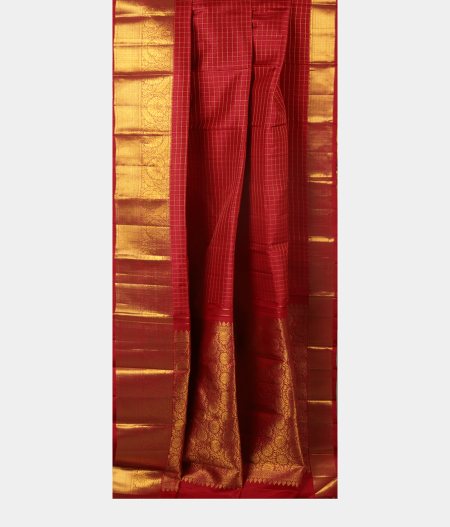 Maroon Handwoven Kanjivaram Silk Saree T2575632