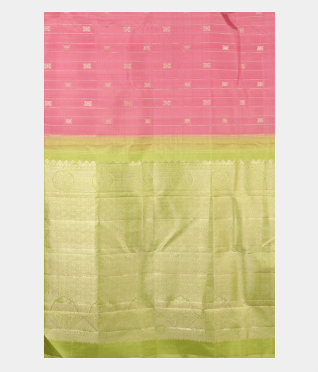 Pink Handwoven Kanjivaram Silk Saree T2550344