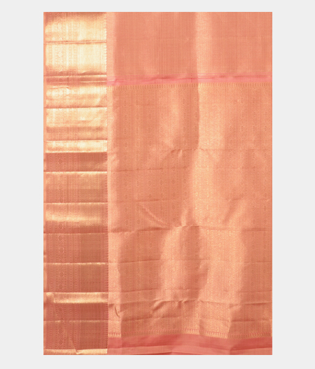 Peach Handwoven Kanjivaram Silk Saree T2573004