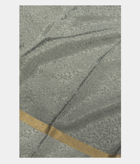 Grey Crepe Silk Saree T213893-image