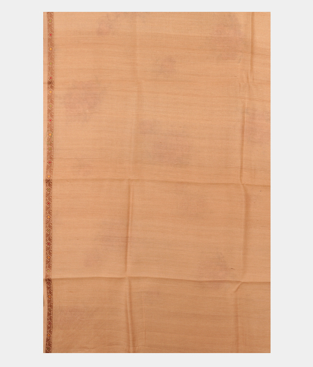 Beige Tussar Printed Saree T2197293