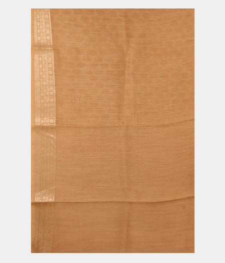 Beige Soft Tussar Printed Saree T2578403