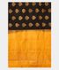 Black Handwoven Kanjivaram Silk Saree T2587834