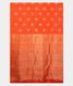 Orange Handwoven Kanjivaram Silk Saree T2587864