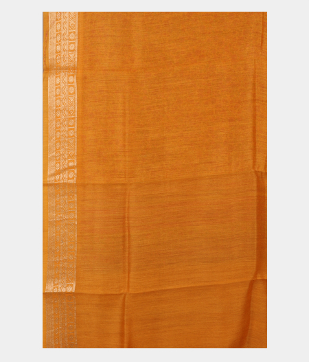 Yellow Soft Tussar Printed Saree T2578363