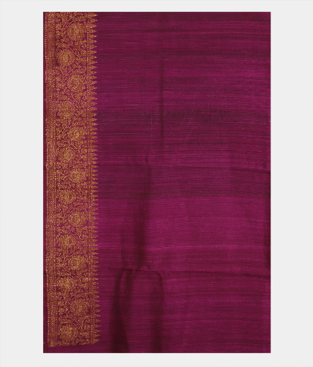 Bottle Green Banaras Tussar SareeT2526213