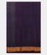 Purple Banaras Georgette Silk Saree T2579563