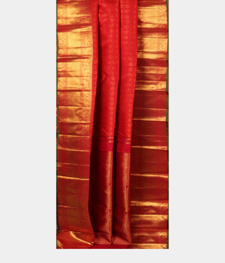 Red Handwoven Kanjivaram Silk Saree T2454702