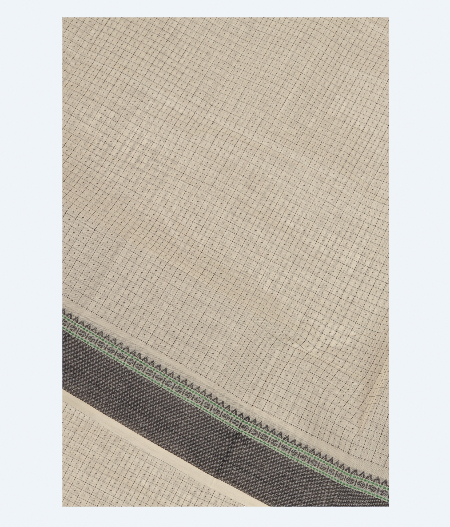 White Kanchi Handwoven Cotton Saree T247390-image