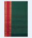 Greenish Blue Kanchi Handwoven Cotton Saree T2474053