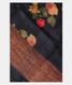 Dark Grey Tussar Printed Saree T2547001