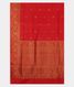 Red Tussar Saree T2490124