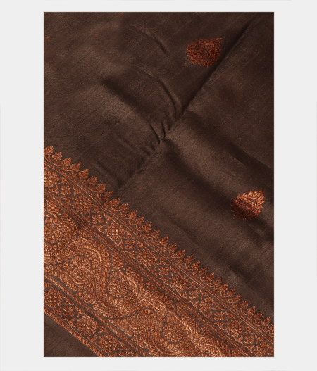 Grey Tussar Saree T249008-image