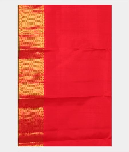 Red Handwoven Kanjivaram Silk Saree T2552783